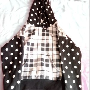 Champion black and white sweater